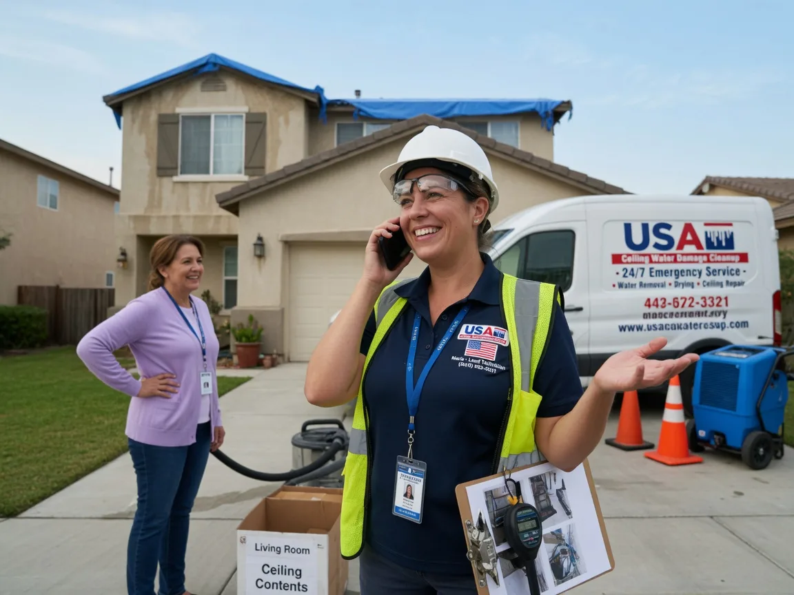 Ceiling Water Damage Restoration Elwell, MI FAQs